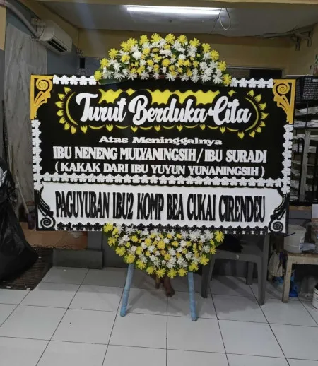 Papan Bunga Duka Karang Mulya